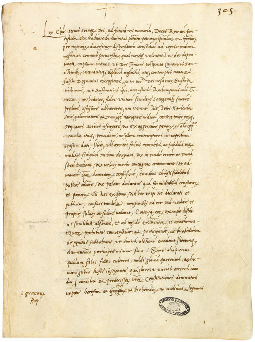 REFORMA RELIGIOASĂ-BULA PAPALĂ DECET ROMANUM PONTIFICEM-3 IANUARIE 1521