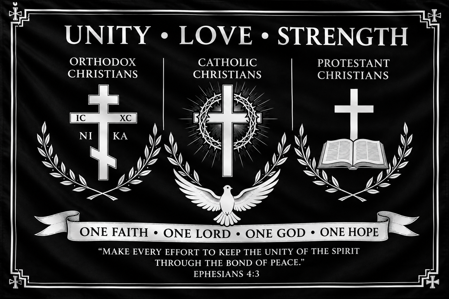 Unity in Christ: The Call to Love and Reconciliation of the Christian World.