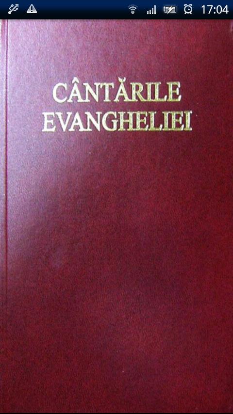 Cantarile Evangheliei - aplicatie pentru mobile cu Android