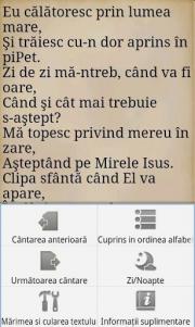Carte de cantari pentru Android