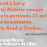 Vizita prof. dr. David Levy in Romania