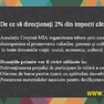 Redirectionand cei 2% din impozitul pe profit catre Asociatia Crestina MIA, vei ajuta copiii defavorizati sa ajunga intr-o tabara crestina.